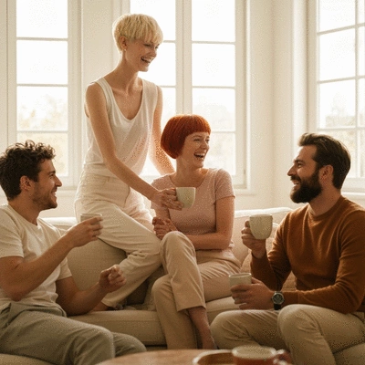 Variety of eco-friendly cups (biodegradable, compostable, reusable)